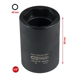 KS Tools 3/4 Zoll Traggelenk-Stecknuss für PSA, 44 mm