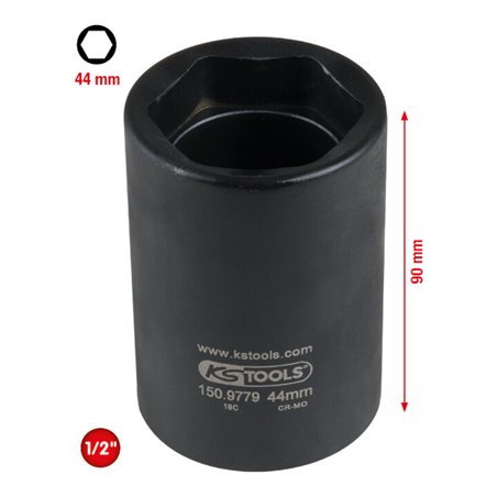 KS Tools 3/4 Zoll Traggelenk-Stecknuss für PSA, 44 mm