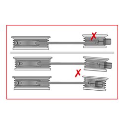 KS Tools Riemenscheiben-Ausrichtwerkzeug-Satz, 3-tlg.