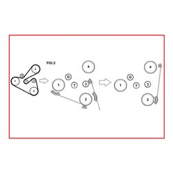 KS Tools Riemenscheiben-Ausrichtwerkzeug-Satz, 3-tlg.