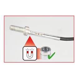 KS Tools HD-Videoskop-Satz mit Durchmesser 6,0 mm 0° und 90° HD Frontkamera-Sonde, umschaltbar, 5-tlg.