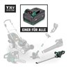 STIER Akku-Heckenschere SHS-54 + Akku, 36 V, 2,5 Ah + Schnellladegerät, 36 V, 3 A + gratis Akku