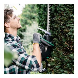 STIER Akku-Heckenschere SHS-54 + Akku, 36 V, 2,5 Ah + Schnellladegerät, 36 V, 3 A + gratis Akku