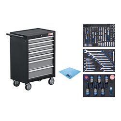 BGS Werkstattwagen 7 Schubladen mit 215 Werkzeugen