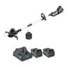 STIER Akku-Rasentrimmer SRT-75 + Akku 36V 2,5Ah + Schnellladegerät 36V 3A + gratis Akku
