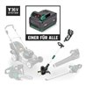 STIER Akku-Rasentrimmer SRT-75 + Akku 36V 2,5Ah + Schnellladegerät 36V 3A + gratis Akku