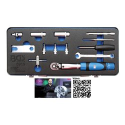 BGS Werkzeug-Satz für Reifendruck Kontrollsystem (RDKS), 13-tlg.