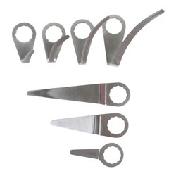 BGS Schneidmesserset für Druckluft-Ausglaser , 9291, 7-tlg.