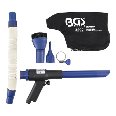 BGS Druckluft-Saug- / Blaspistole umschaltbar, 9-tlg.