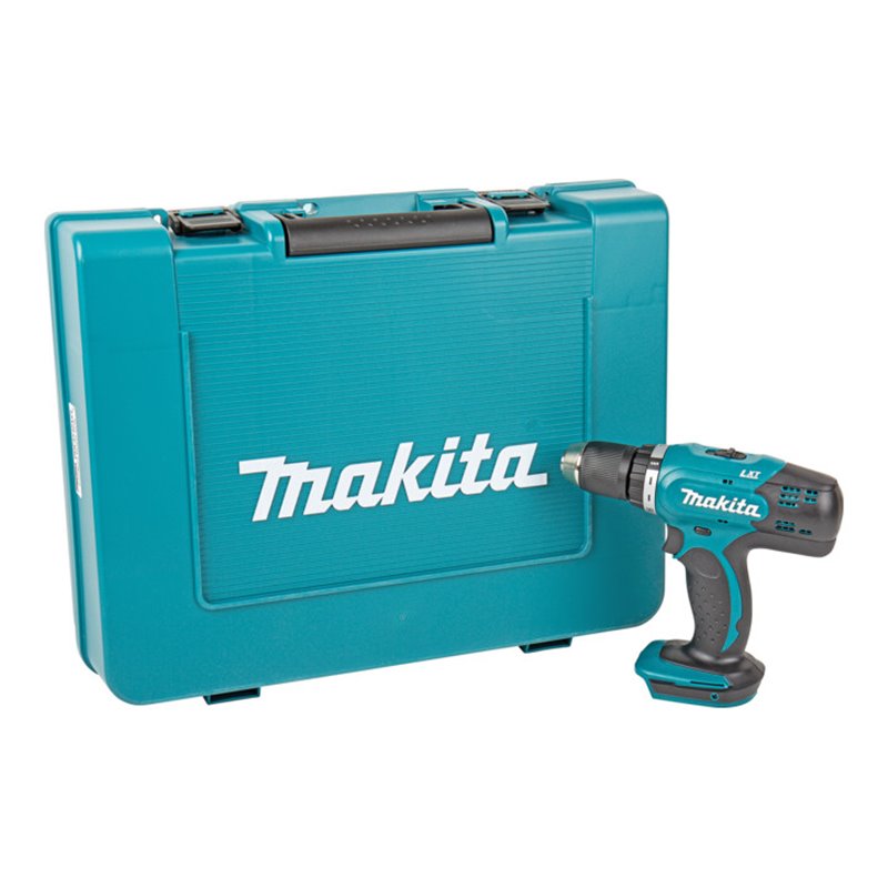 Makita Akku-Bohrschrauber 18 V DDF453 im Koffer mit Kleinteileaufbewahrungsfach