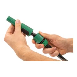 STIER Garten-Schlauchtrommel SFS-20 20+2 m mit Reinigungsspritze und Wandelement