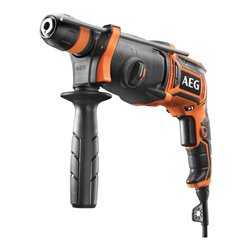AEG Kombihammer KH24IXE 800W inkl. FIXTEC-Schnellspannbohrfutter, Zusatzhandgriff, Bohrtiefenanschlag im Transportkoffer