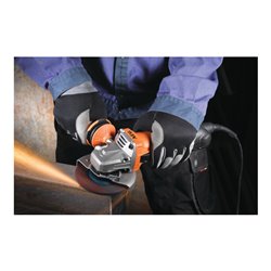 AEG Winkelschleifer WS 13-125 SXE 1300W inkl. 10x Fiberschleifscheiben, 3x Fächerscheiben, Spannmutter im Transportkoffer