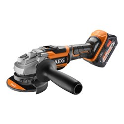 AEG Brushless Akku-Winkelschleifer BEWS18-125BLLI-502C 18V inkl. 2x 18V / 5,0 Ah PRO Akku, Ladegerät und Transportkoffer