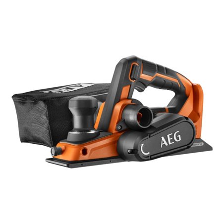 AEG Brushless Akku-Hobel BHO18BL-0 18V Solo-Version inkl. Staubbeutel, Parallelanschlag, Ersatzklinge