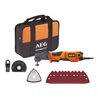 AEG Netz-Multitool OMNI300-KIT1 300W inkl. Multifunktionskopf OMNI-MTX, Multitool-Zubehör, Transporttasche