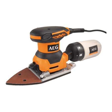 AEG Deltaschleifer FDS 140 260W inkl. 3x Schleifpapier, Staubbeutel im Karton