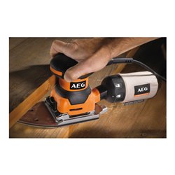 AEG Deltaschleifer FDS 140 260W inkl. 3x Schleifpapier, Staubbeutel im Karton