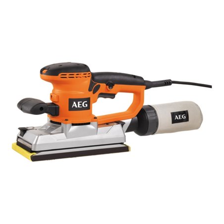 AEG Schwingschleifer FS 280 500W inkl. 3x Schleifblätter, Staubbeutel im Karton