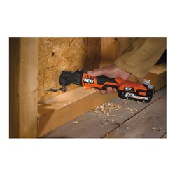 AEG Akku-Multitool OMNI18CLI-202BKIT1X 18V inkl. 2x 2,0 Ah PRO Akku, Schleifpapier, Sägeblätter, Ladegerät im Karton