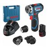 Bosch Akku-Bohrmaschine Professional-Set GSR 12V-15 FC + 2,0-Ah-Akku in Koffer