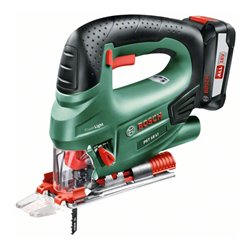Bosch Akku-Stichsäge PST 18 LI, mit 1 x PBA 18V 2.5 Ah Akku, Ladegerät AL 1830 CV