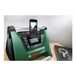 Bosch Akku-Radio PRA MultiPower, Solo Version, ohne Akku und Ladegerät, + Aux-In Kabel