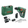 Bosch Akku-Bohrhammer Uneo, mit 2 x PBA 12V 2.5 Ah Akku, Ladegerät AL 1115 CV