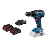 Bosch Akku-Bohrschrauber GSR 18V-55, 2 x 4,0 Ah Akku ProCORE18V, Schnellladegerät GAL 18V-40