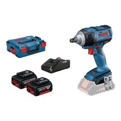 Bosch Akku-Drehschlagschrauber GDS 18V-300, 2 Akku 18V 4.0Ah, Schnellladegerät 18V-40