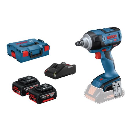 Bosch Akku-Drehschlagschrauber GDS 18V-300, 2 Akku 18V 4.0Ah, Schnellladegerät 18V-40