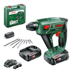 Bosch Akku-Bohrhammer Uneo Maxx, mit 2 x PBA 18V 2.5 Ah Akku