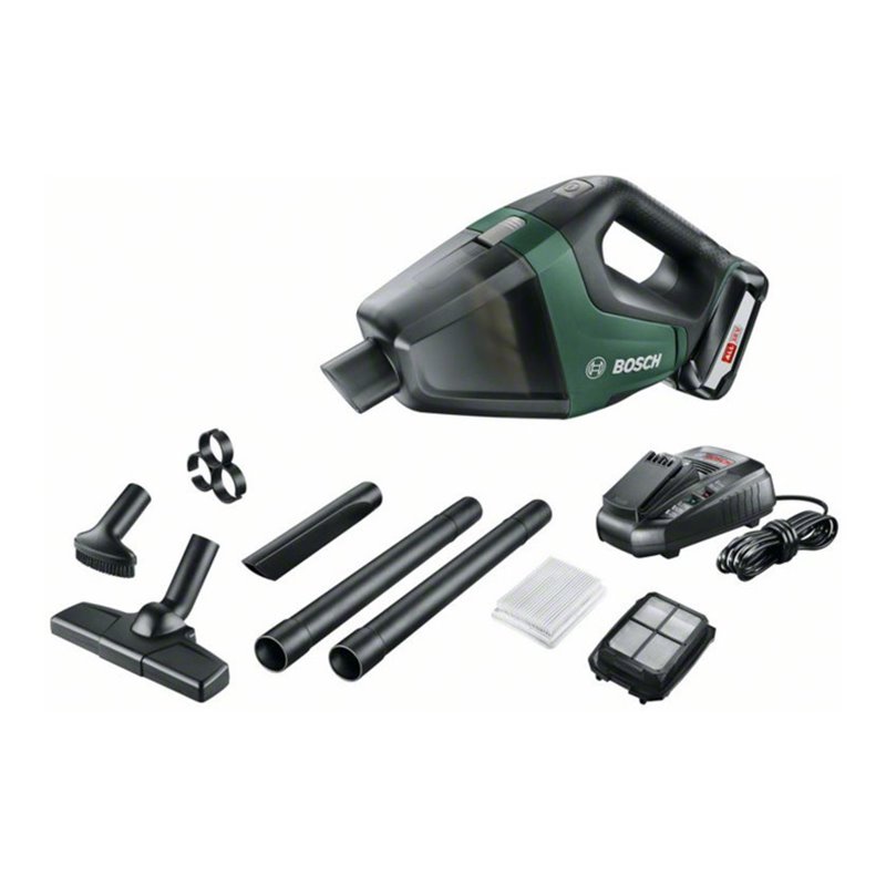 Bosch Akku-Handstaubsauger UniversalVac 18, mit 1 x PBA 18 V 2.5 Ah Akku