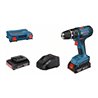 Bosch Akku-Schlagbohrschrauber GSB 18-2-LI, 2 Akku GBA 18V 2.0Ah, Ladegerät AL 1820 CV