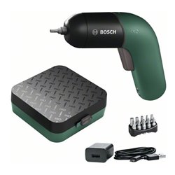 Bosch Akku-Schrauber Lithium-Ionen IXO, mit 10-teiligem Universal-Bit-Set