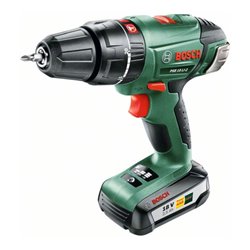 Bosch Akku-Zweigang-Schlagbohrschrauber PSB 18 LI-2, mit 1 x PBA 18V 2.5 Ah Akku