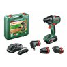 Bosch Akku-Zweigang-Bohrschrauber AdvancedDrill 18, 1 x PBA 18V 2.5 Ah, 2 Aufsätze