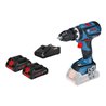 Bosch Akku-Schlagbohrschrauber GSB 18V-60 C, 2 Akku ProCORE18V, Schnellladege. GAL 18V