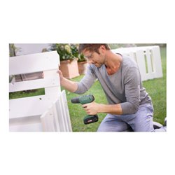 Bosch Akku-Zweigang-Bohrschrauber UniversalDrill 18, 1x Akku PBA 18V 1,5 Ah, Ladege.