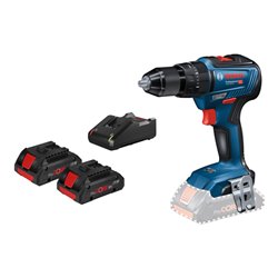 Bosch Akku-Schlagbohrschrauber GSB 18V-55, 2 Akku ProCORE18V, Schnellladegerät GAL 18V-40