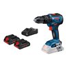 Bosch Akku-Schlagbohrschrauber GSB 18V-55, 2 Akku ProCORE18V, Schnellladegerät GAL 18V-40