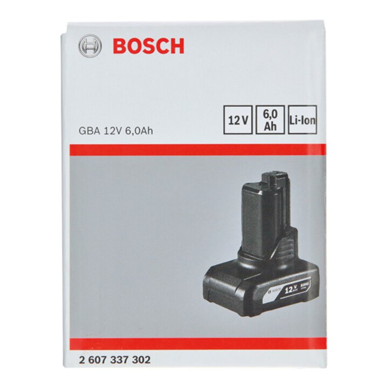 Bosch 12 V-Stab-Li-Ion-Akku mit ECP, 6,0 Ah,