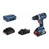Bosch Akku-Bohrschrauber GSR 18V-60 C, 2 Akkus ProCORE18V, Schnellladegerät GAL 18V-40