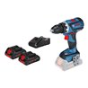 Bosch Akku-Bohrschrauber GSR 18V-60 C, 2 Akkus ProCORE18V, Schnellladegerät GAL 18V-40