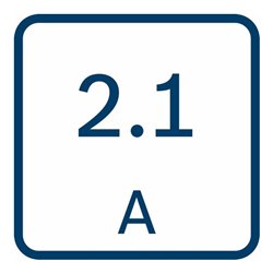 Bosch Ladegerät GAA 12V-21,  USB-Ladeadapter, Ladestrom von 2,1A