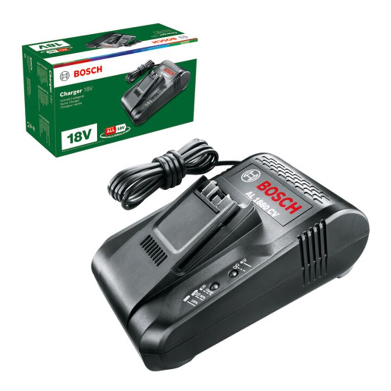Bosch Schnellladegerät Li-Ionen AL 1880 CV, 14.4 Volt / 18 Volt