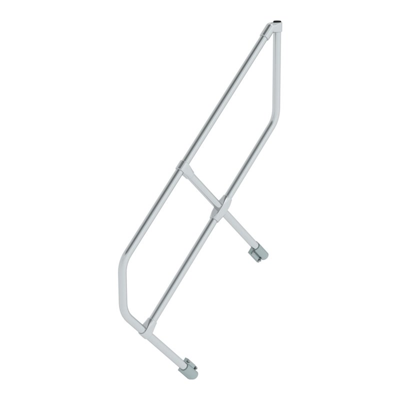 MUNK zweiter Handlauf Aluminium-Treppe mit Stufen 45°