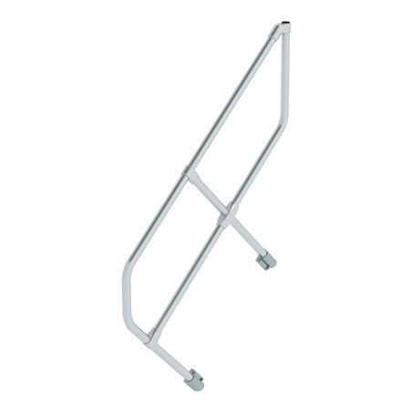 MUNK zweiter Handlauf Aluminium-Treppe mit Stufen 45°