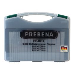 Prebena Heftklammern in Sortiments-Koffer PF-BOX