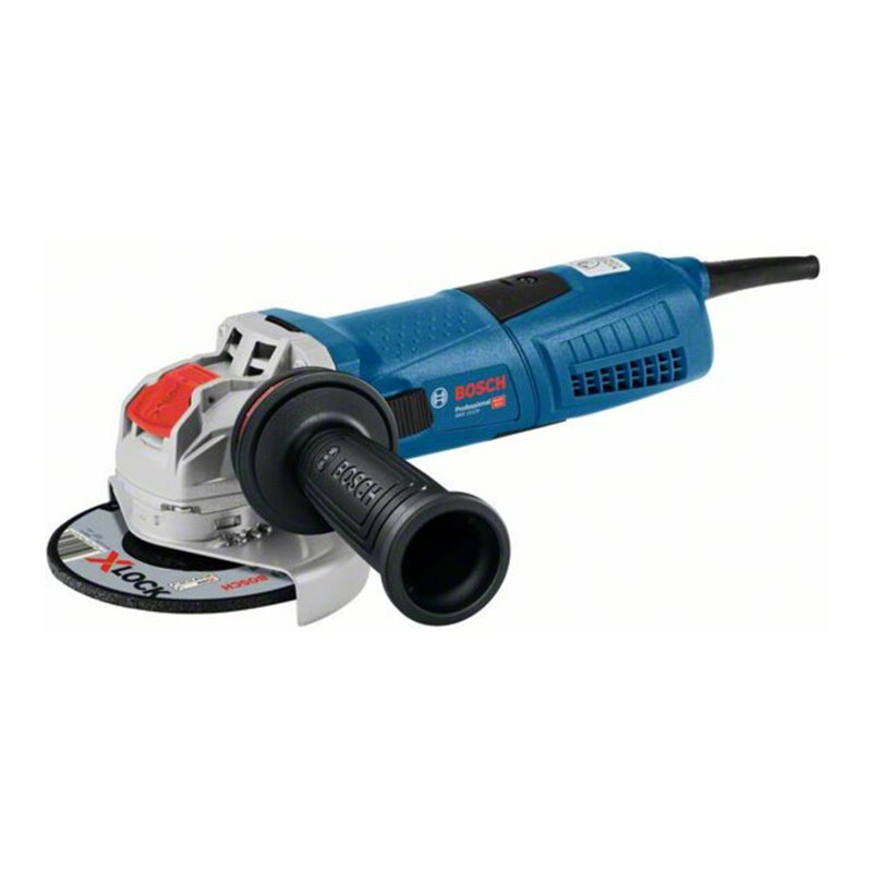 Bosch Winkelschleifer GWX 13-125, 1300-W, X-LOCK, Schutzhaube, Zusatzgriff, im Karton